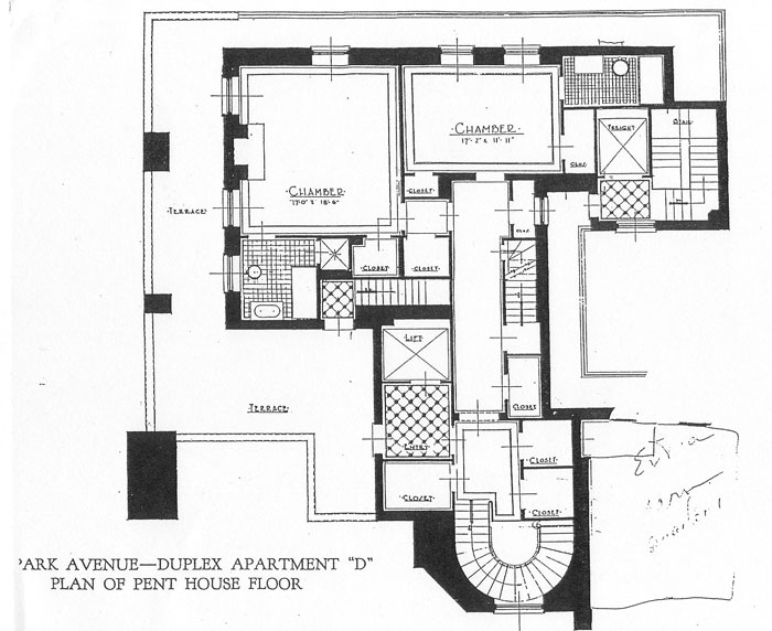 Floor Plan of 740 Park