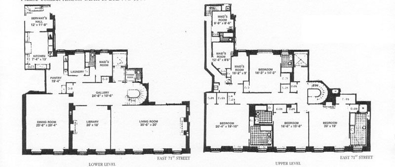 Floor Plan of 740 Park