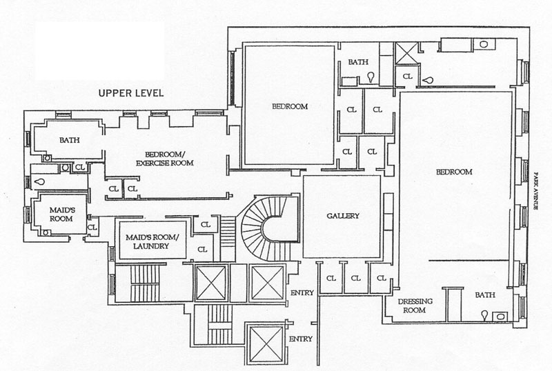 Floor Plan of 740 Park