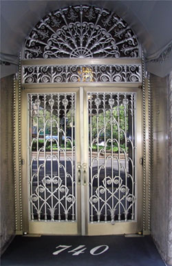 Front Door of 740 Park