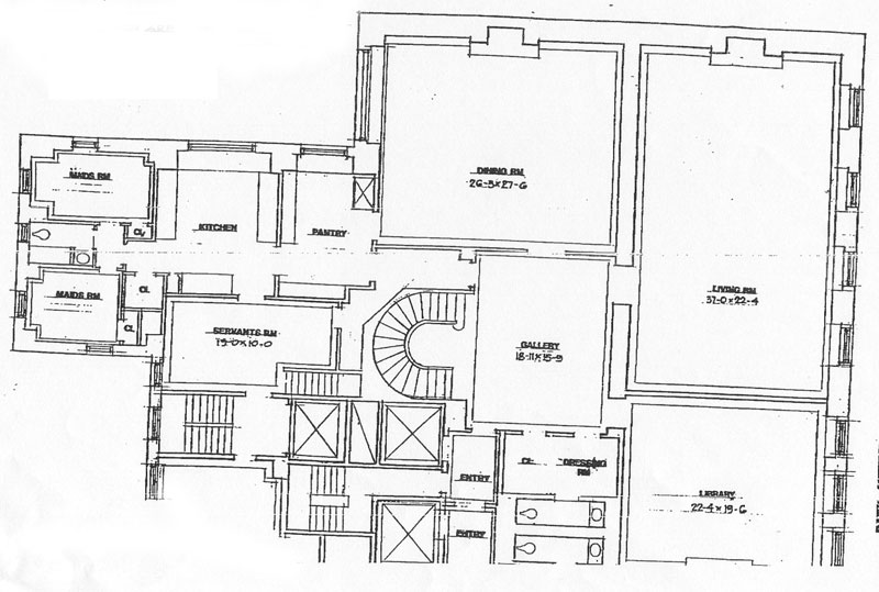 Floor Plan of 740 Park